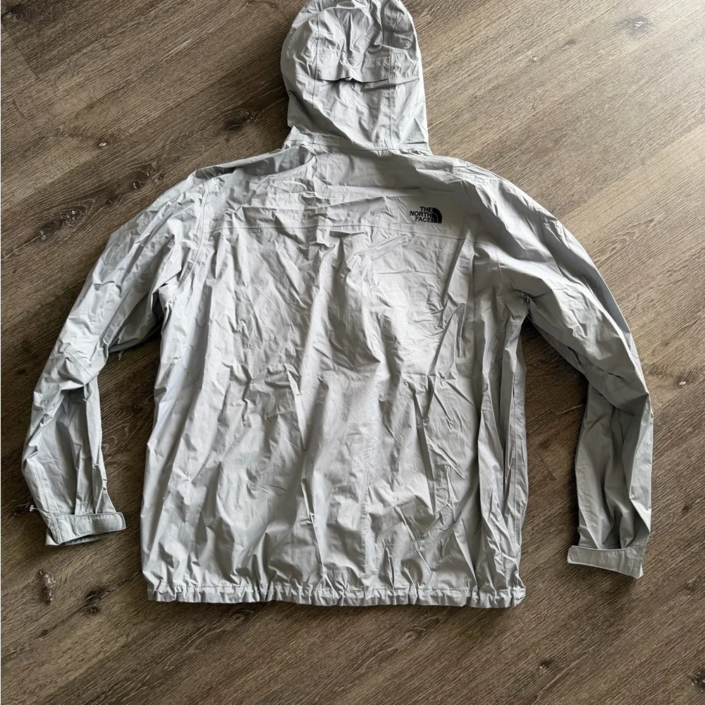 The North Face Light Gray Windbreaker Jacket